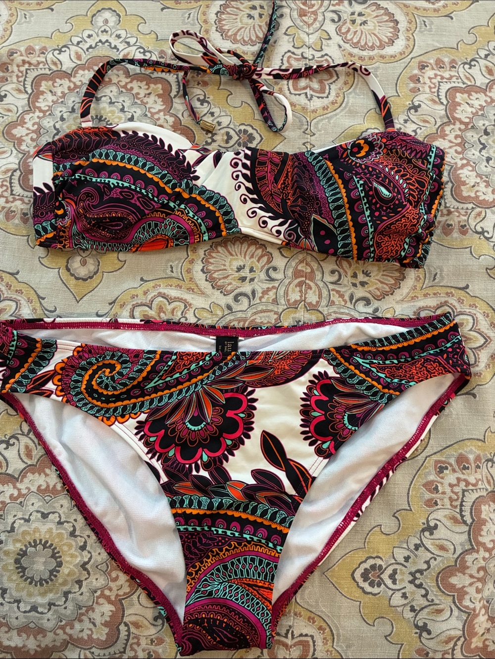 Laundry by Shelli Segal Women's Multicolor Printed Bikini